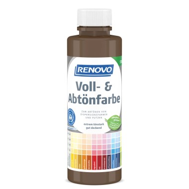 Renovo Voll- und Abtönfarbe, Braun, 500 ml, 280405008100